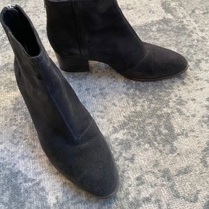 Rag & Bone Suede Low Heel Bootie